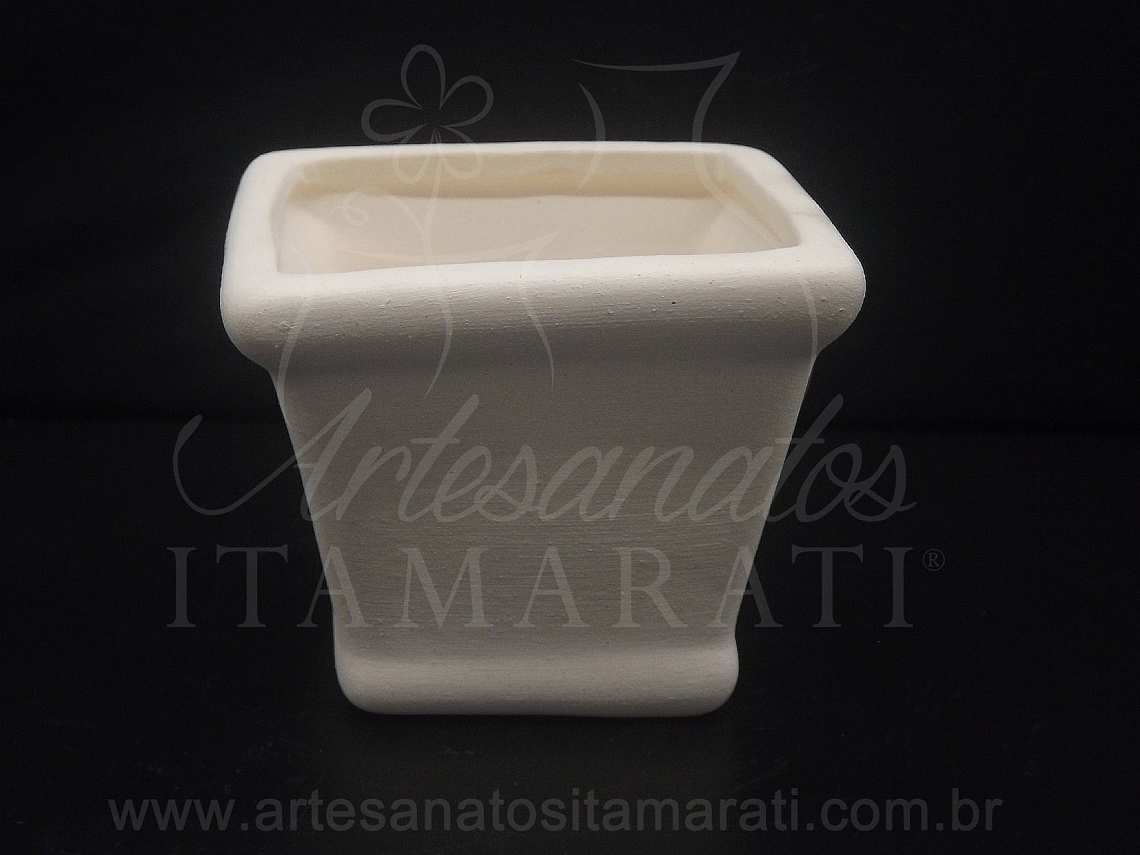 Vaso Quadrado Canelado P